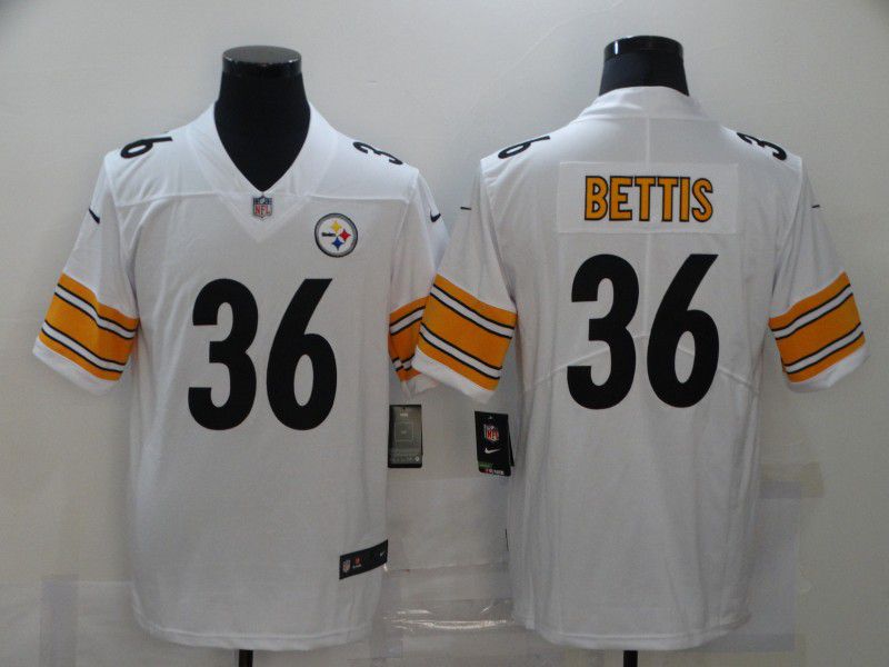 Cheap Men Pittsburgh Steelers 36 Bettis White Nike Limited Vapor Untouchable NFL Jerseys